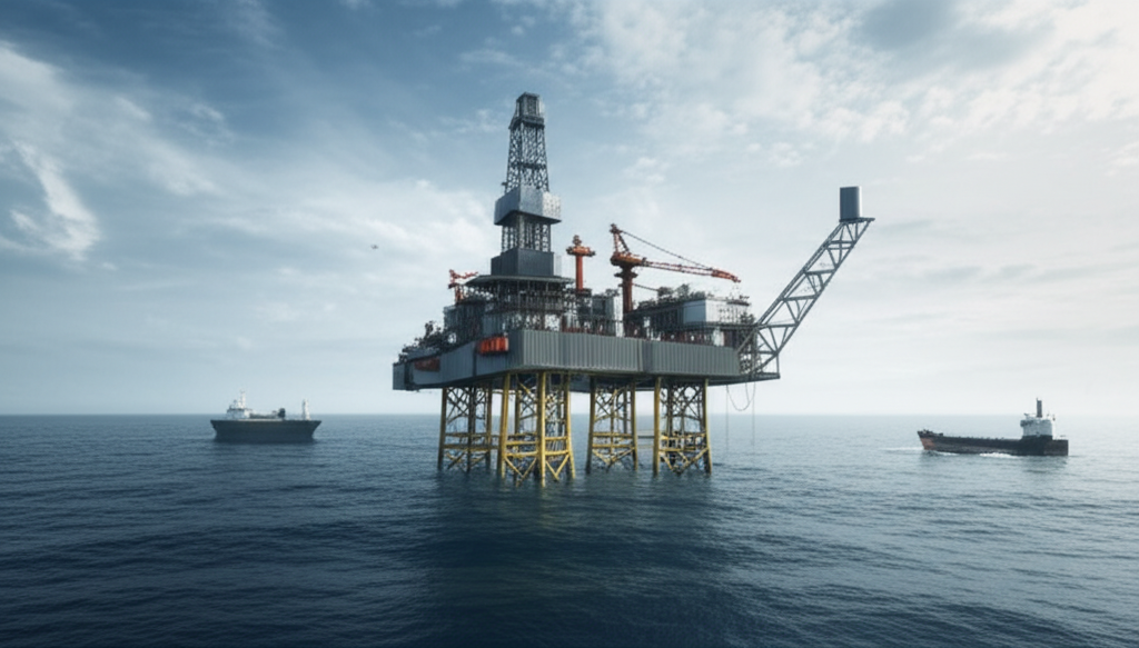 Oil and gas extraction platform for traditional energy sources - comprehensive learning guide for students and professionals